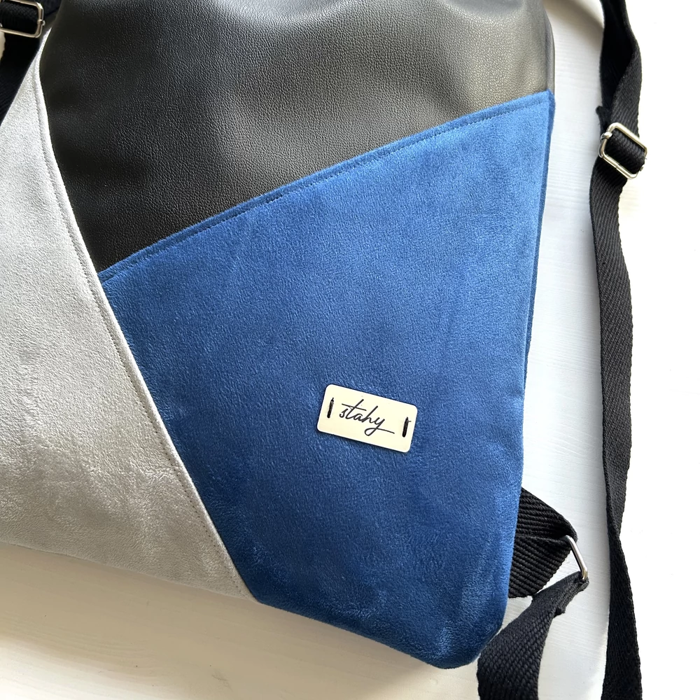 Tricolor gymbag - kék