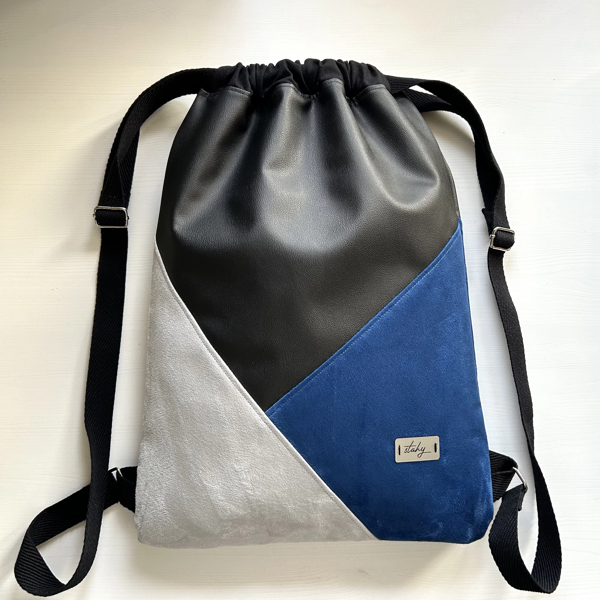 Tricolor gymbag - kék